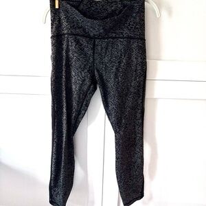 Lululemon Athletica Black Textured Leggings